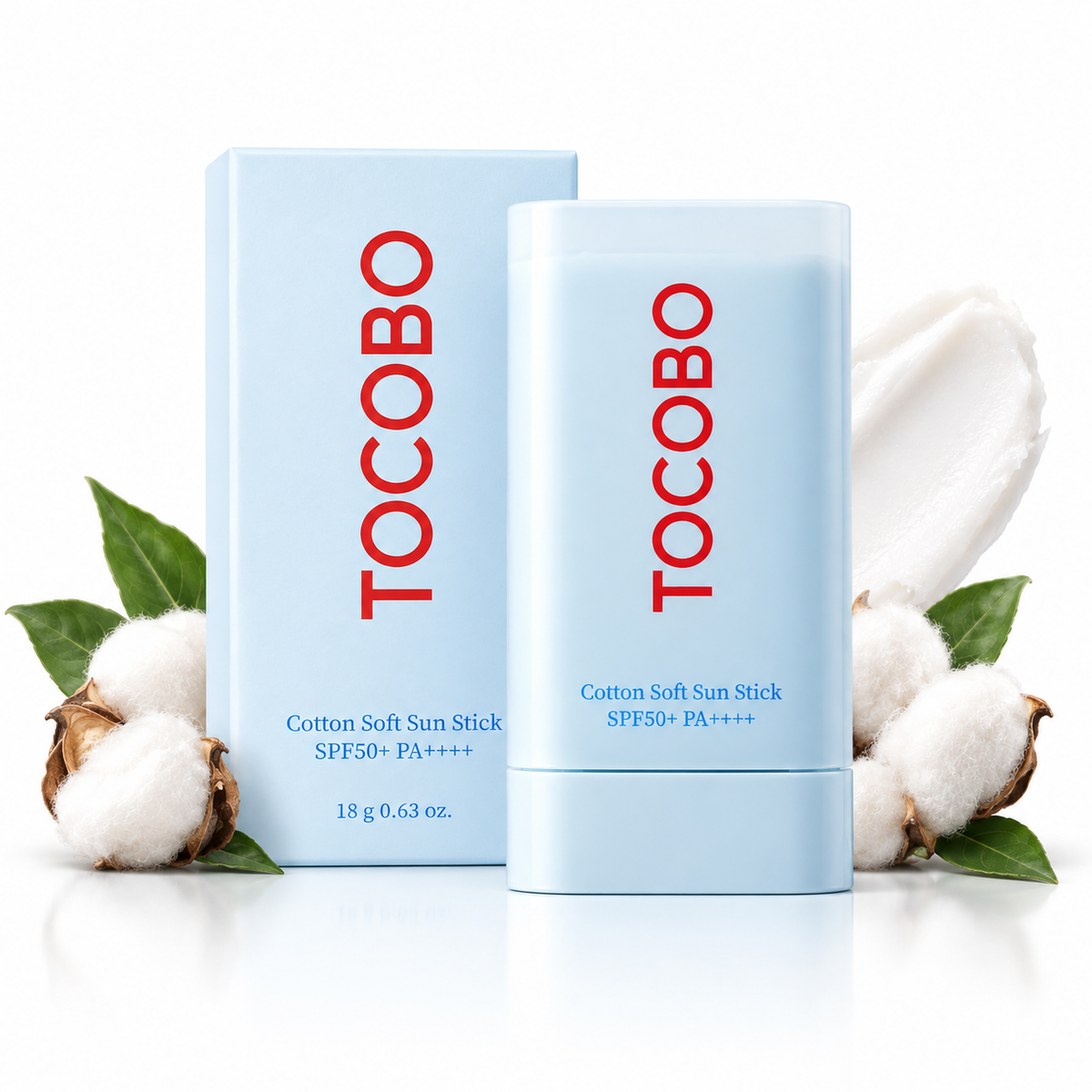 TOCOBO Cotton Soft Sun Stick SPF50+ PA++++