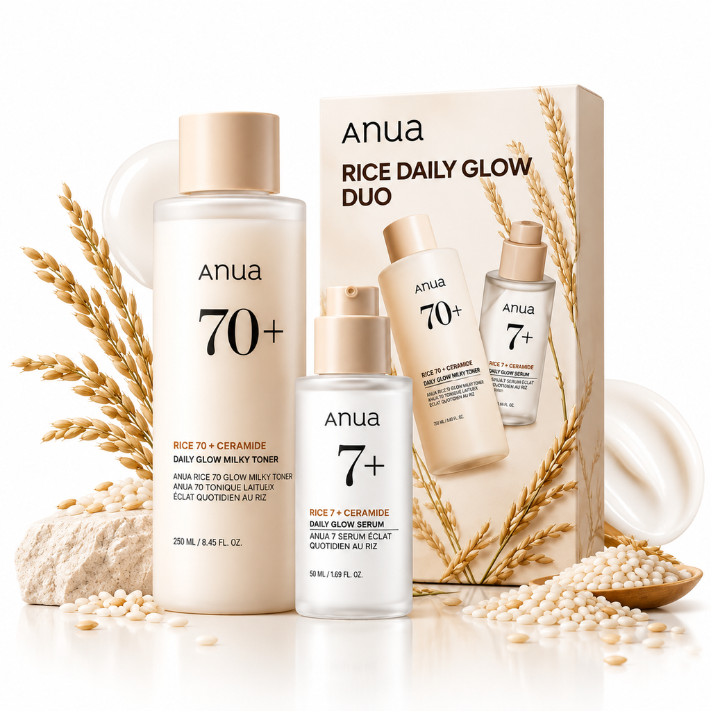 ANUA Rice Daily Glow Duo Set